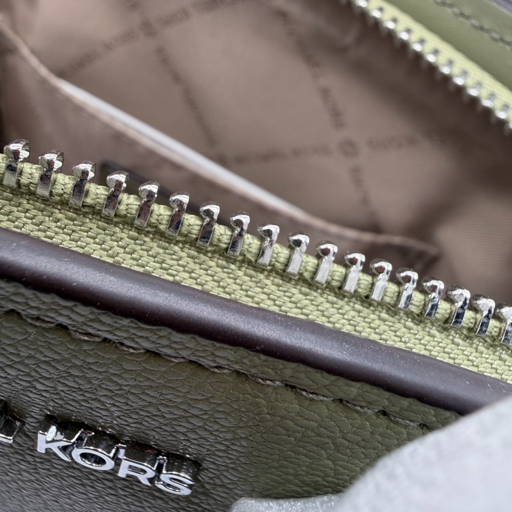 Michael Kors Thyme Green XS Leather Satchel Crossbody NWT - Picture 8 of 10
